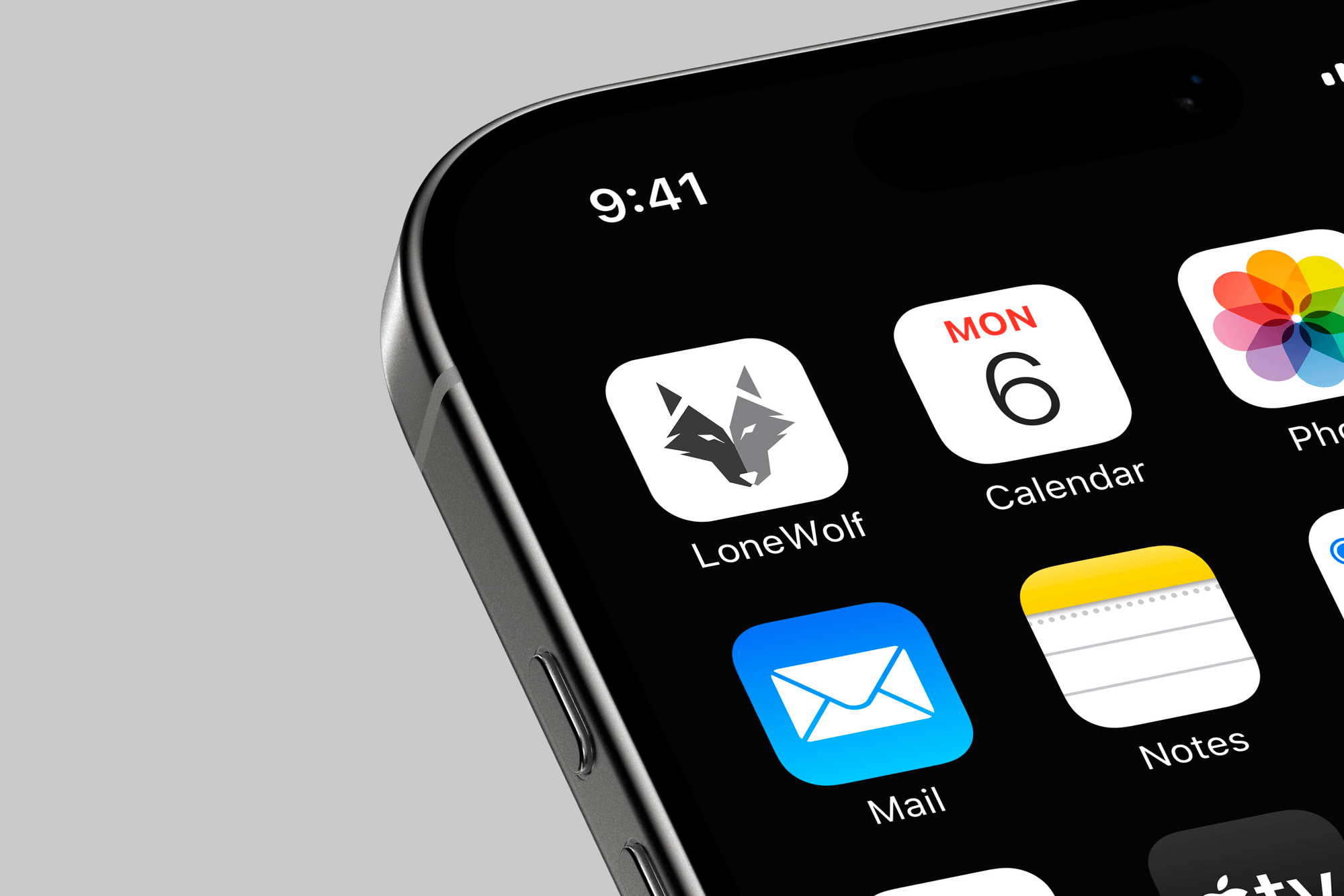 App on the home screen