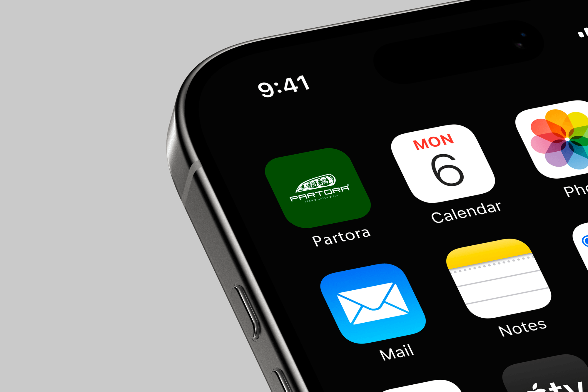 App on the home screen